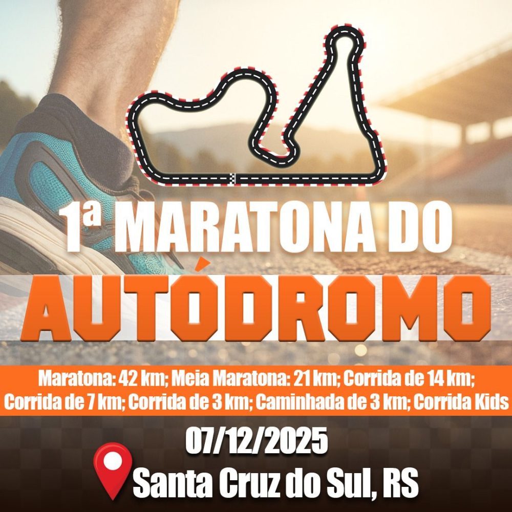 1ª Maratona no Autódromo Internacional de Santa Cruz do Sul - KIT BÁSICO